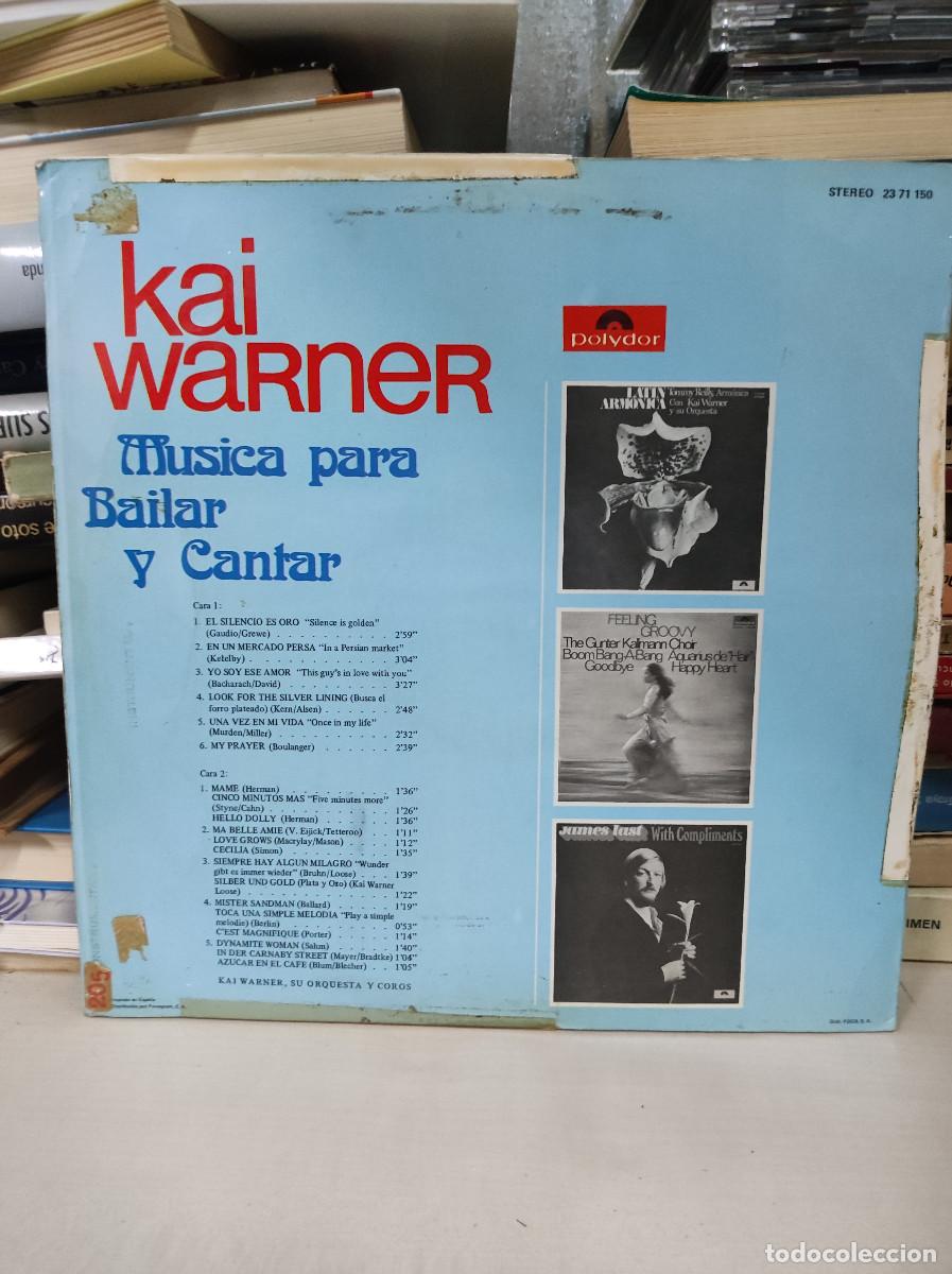 Discos de vinilo: Kai Warner &ndash; M&uacute;sica Para Bailar Y Cantar - Foto 2