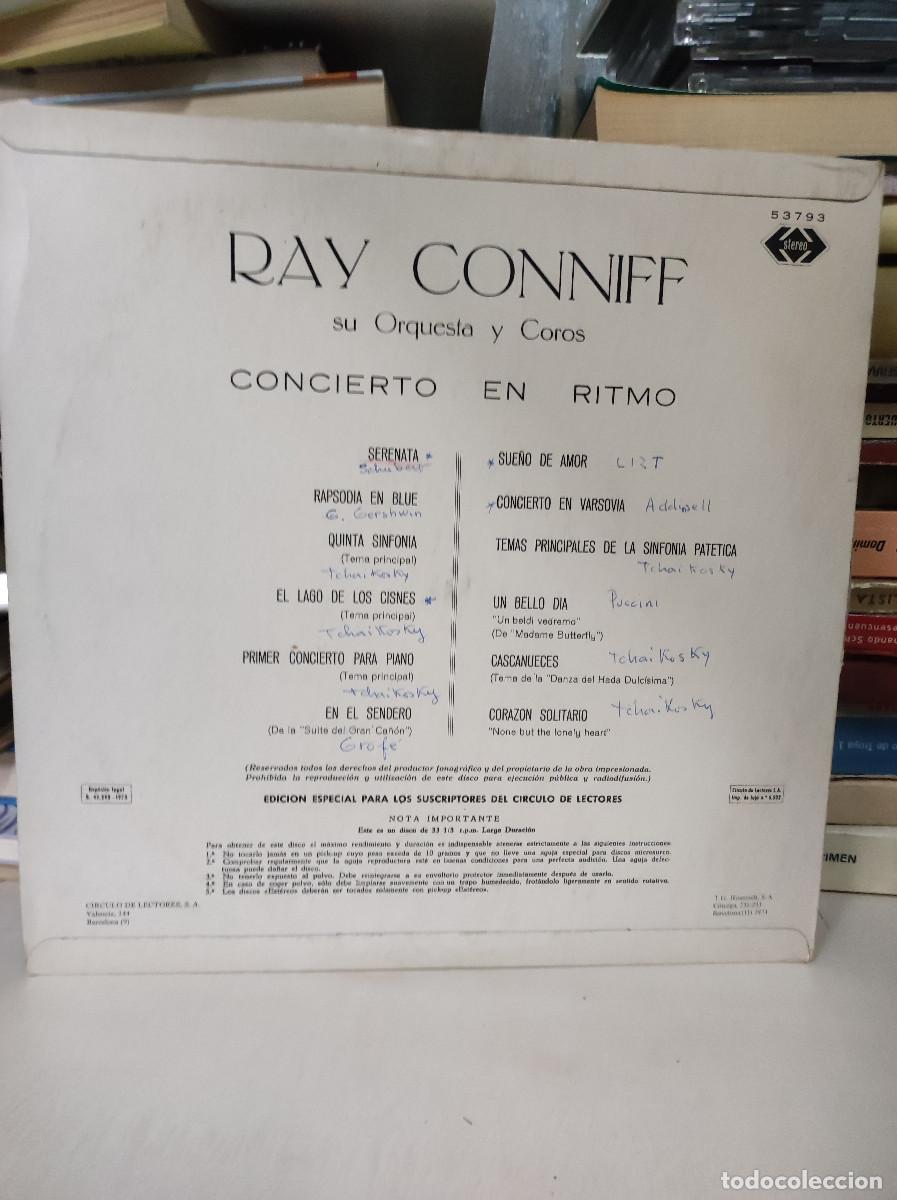 Discos de vinilo: Ray Conniff Su Orquesta Y Coros &ndash; Concierto En Ritmo - Foto 2