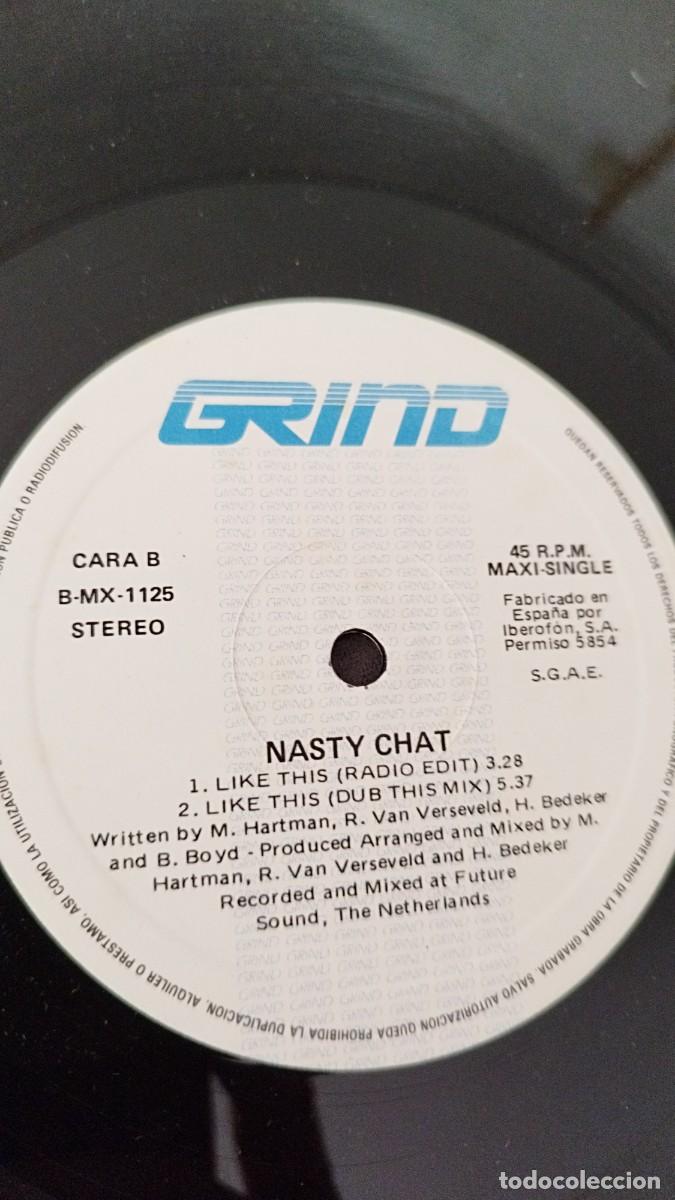 Discos de vinilo: Nasty Chat &ndash; Like This.Vinilo Maxi Single - Foto 2