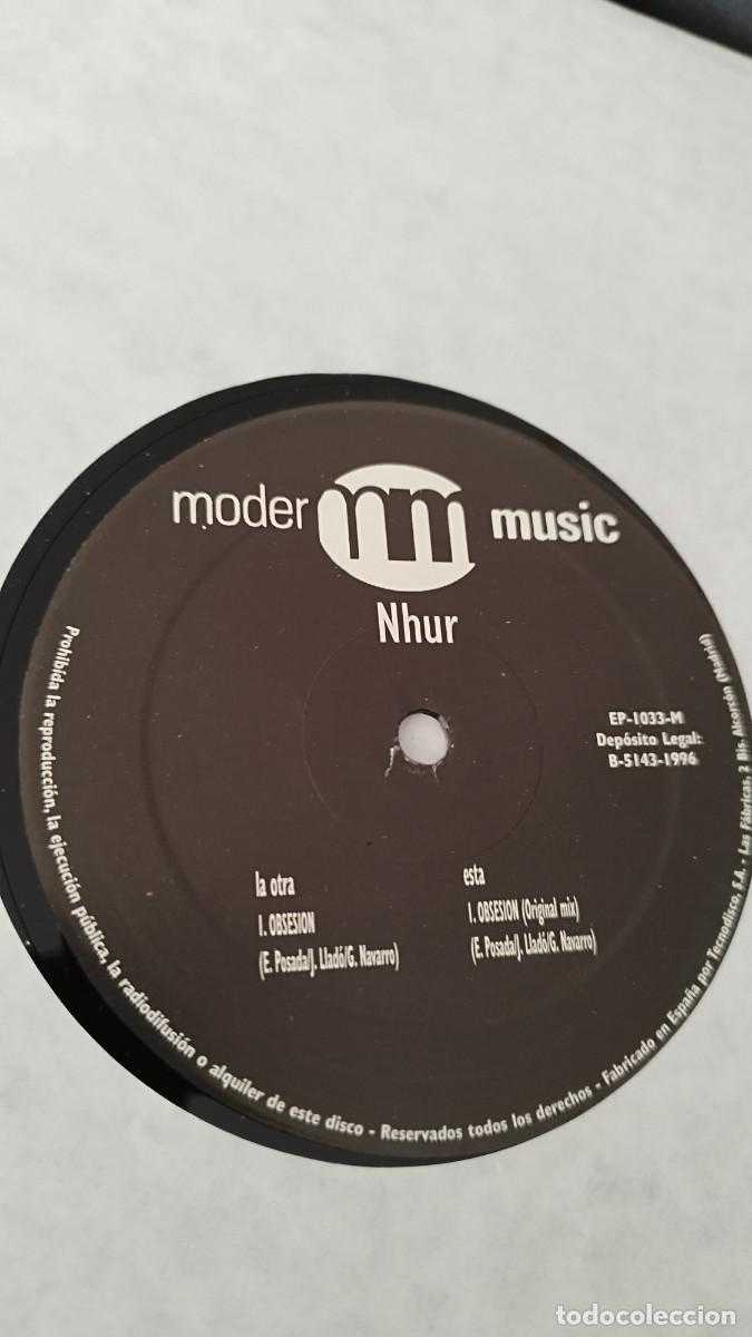 Discos de vinilo: Nhur &ndash; Obsesi&oacute;n.Vinilo Maxi Single - Foto 2