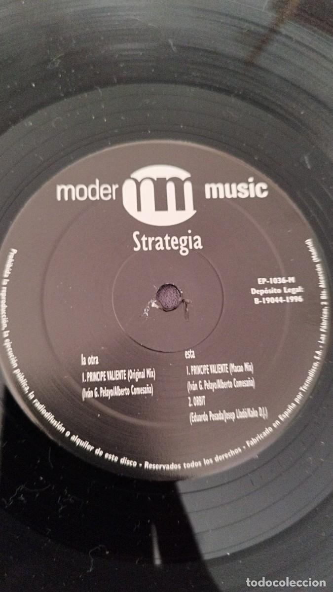 Discos de vinilo: Strategia,Pr&iacute;ncipe Valiente.Vinilo Maxi Single - Foto 3