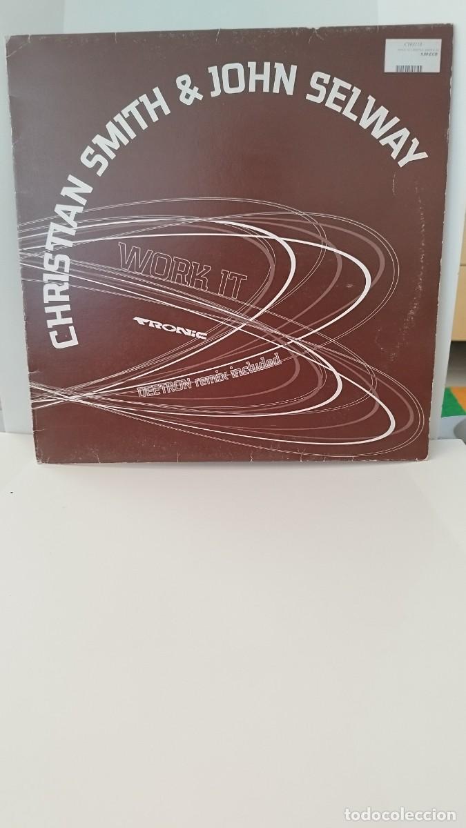 Discos de vinilo: Christian Smith & John Selway &ndash; Work It.Vinilo Maxi Single - Foto 1
