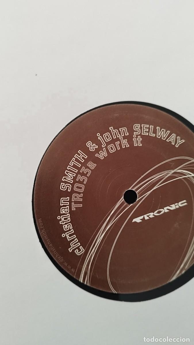 Discos de vinilo: Christian Smith & John Selway &ndash; Work It.Vinilo Maxi Single - Foto 2
