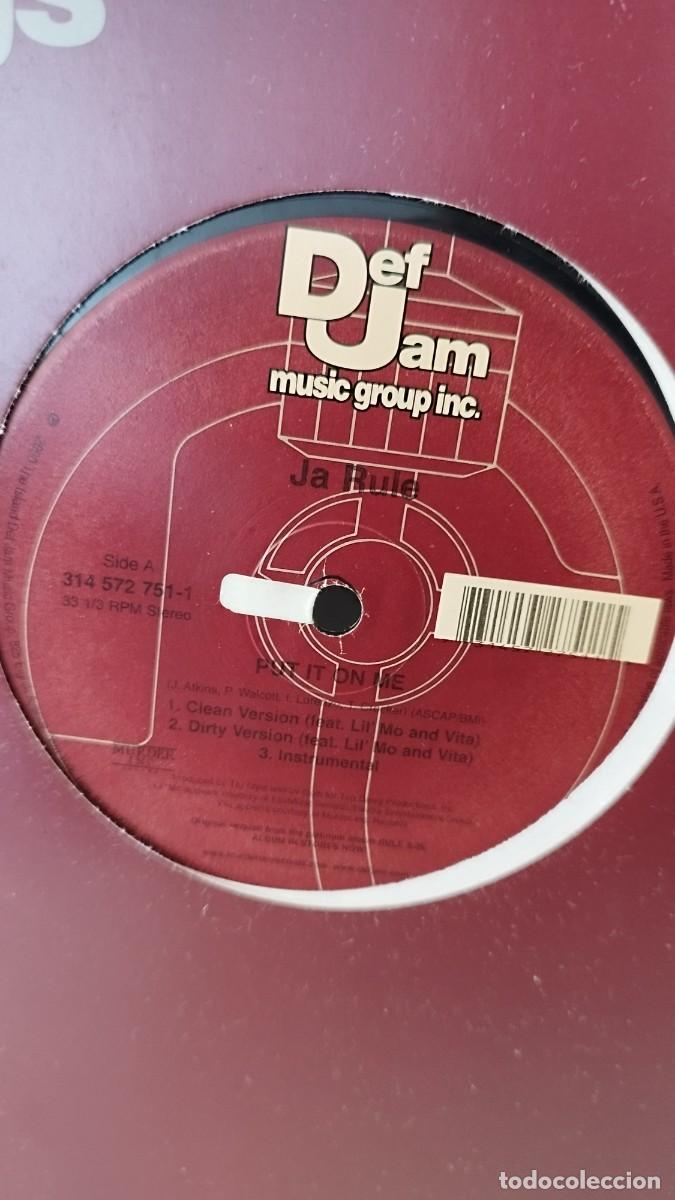 Discos de vinilo: Ja Rule &ndash; Put It On Me.Vinilo Maxi Single - Foto 3