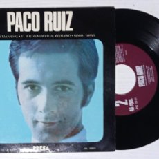 Dischi in vinile: PACO RUIZ CON LOS LENTOS / GOGO GIRLS - COMO TANTAS VIDAS+ 2 EP PRESA 1969