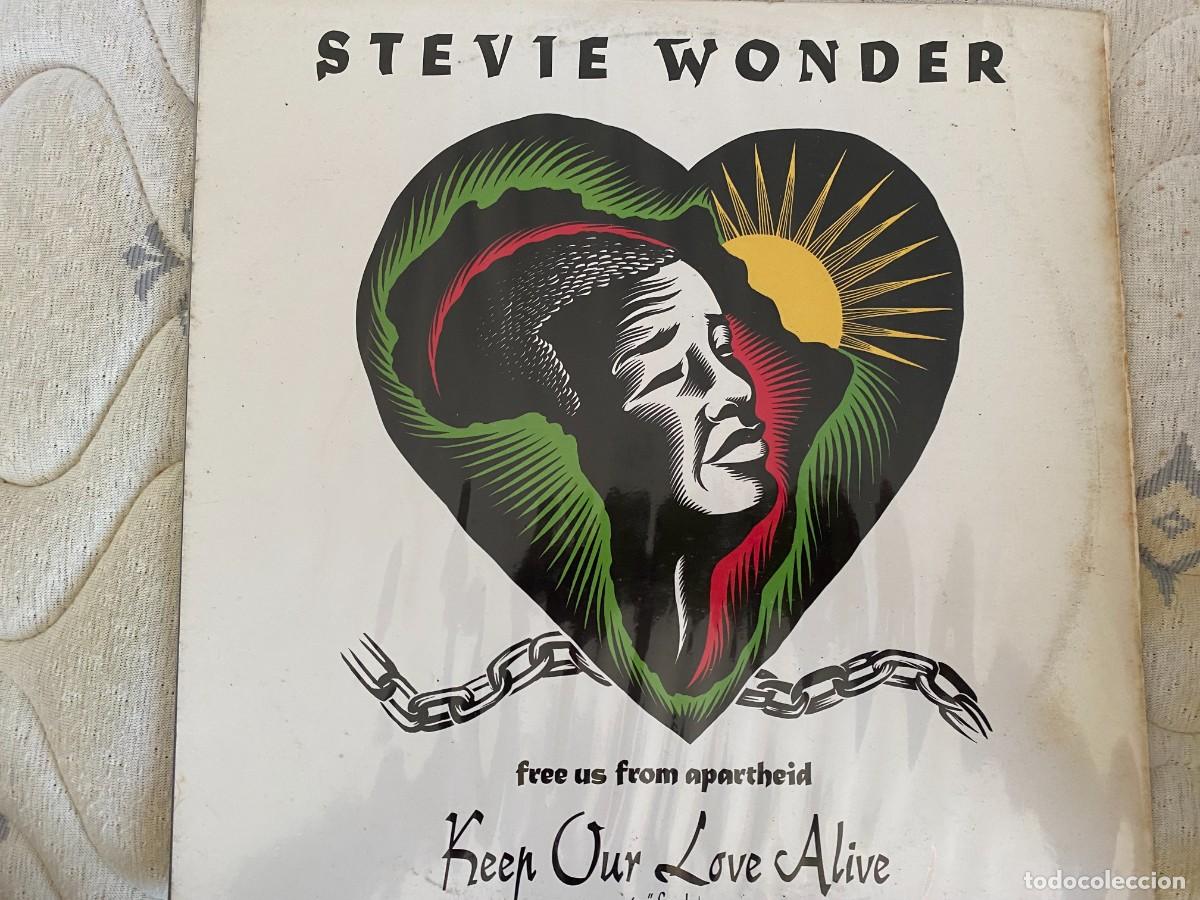 Discos de vinilo: MAXI STEVIE WONDER - KEEP OUR LOVEALIVE - Foto 1