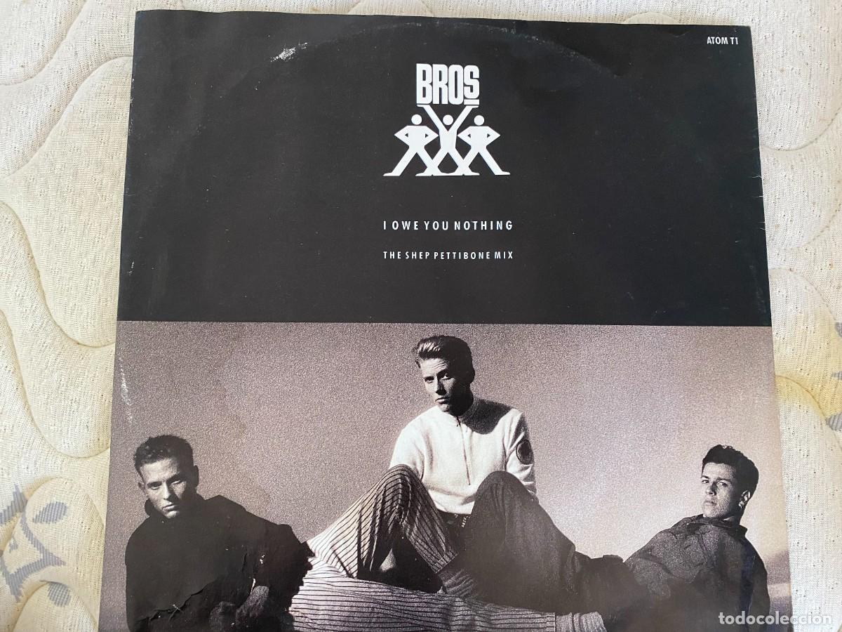 Discos de vinilo: MAXI BROS - I OWE YOU NOTHING - Foto 1