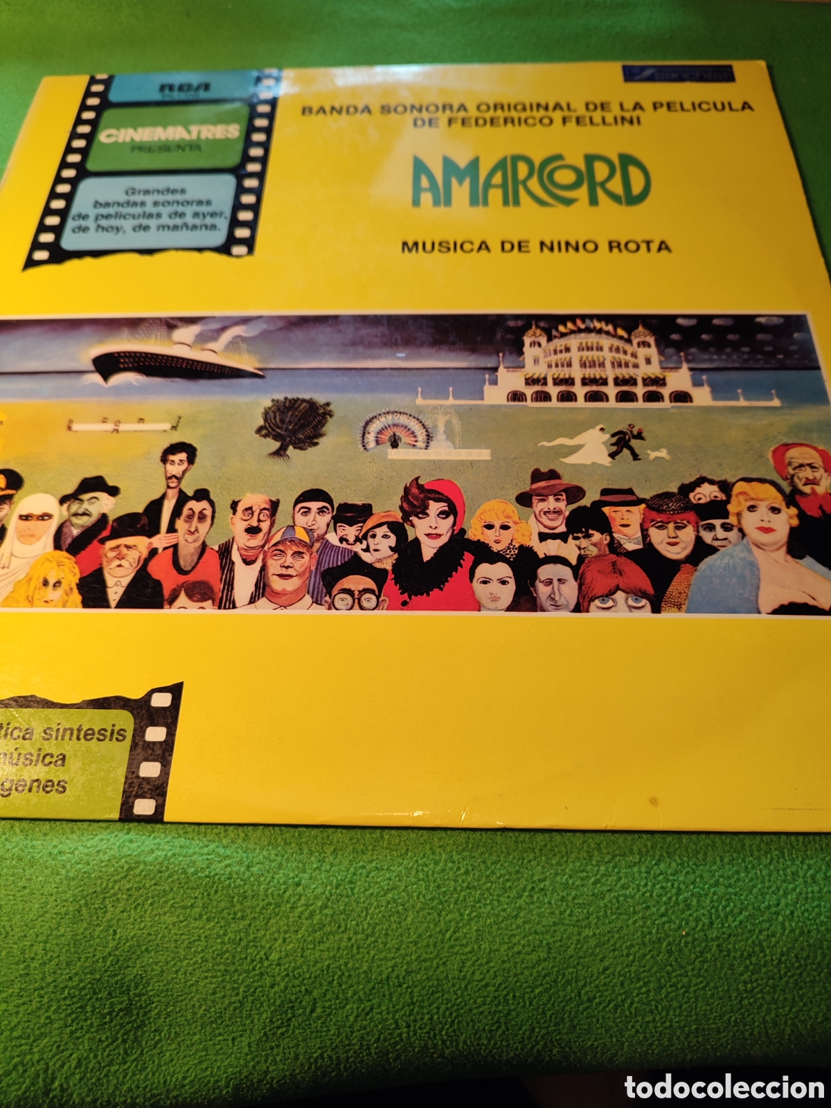 Discos de vinilo: Nino Rota - BSO Amarcord - Foto 1