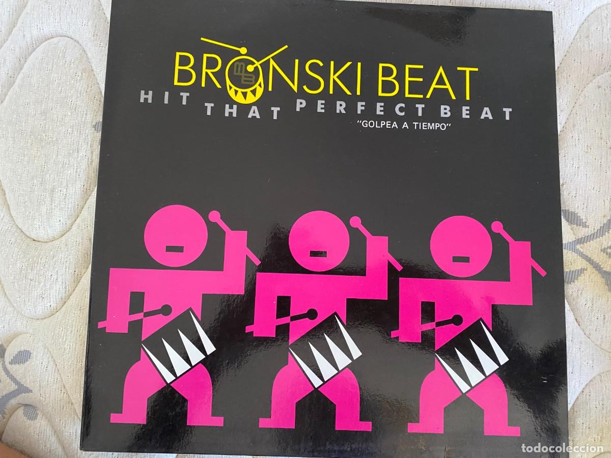 Discos de vinilo: MAXI BRONSKI BEAT - HIT THAT PERTFECT BEAT - Foto 1