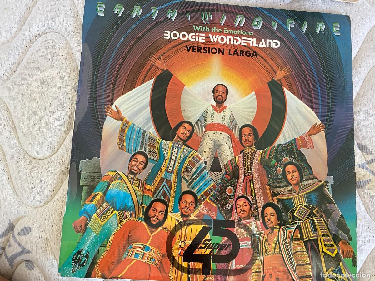 Discos de vinilo: MAXI EARTH WIND & FIRE - BOOGIE WONDERLAND - Foto 1
