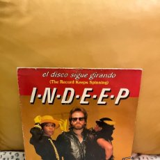 Discos de vinilo: INDEEP ‎– THE RECORD KEEPS SPINNING