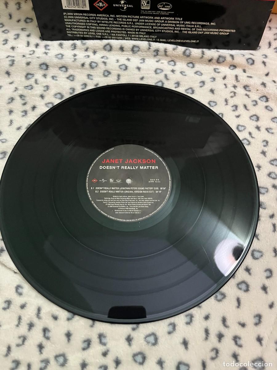 Discos de vinilo: Janet Jackson &lrm;&ndash; Doesnt Really Matter - Foto 3
