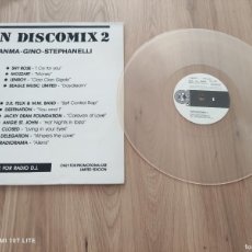 Discos de vinilo: GENIAL LP PROMOCIONAL LIMITED EDICION. DON DISCOMIX 2 - JUANMA GINO/SPTEPHANELLI - LP TRANSPARENTE