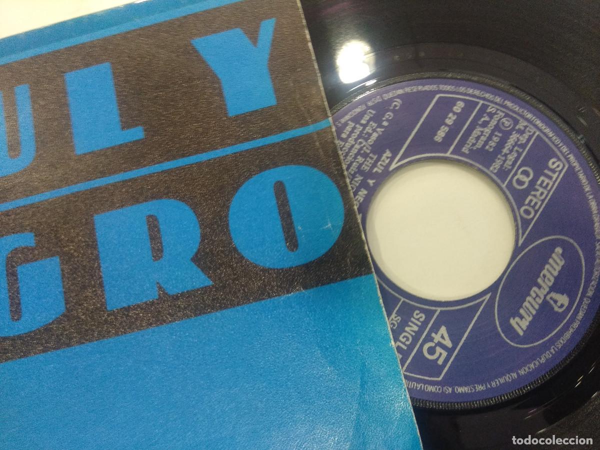 Discos de vinilo: AZUL Y NEGRO/LA NOCHE/SINGLE. - Foto 2