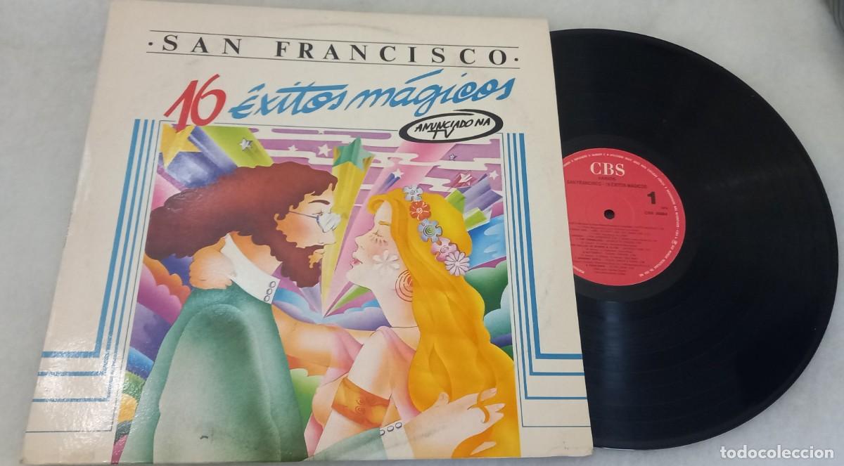 Discos de vinilo: Varios - San Francisco (16 &eacute;xitos m&aacute;gicos) LP Vinilo 1986 - Foto 1