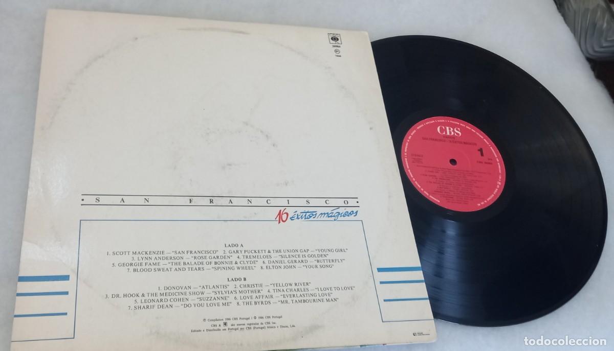 Discos de vinilo: Varios - San Francisco (16 &eacute;xitos m&aacute;gicos) LP Vinilo 1986 - Foto 2
