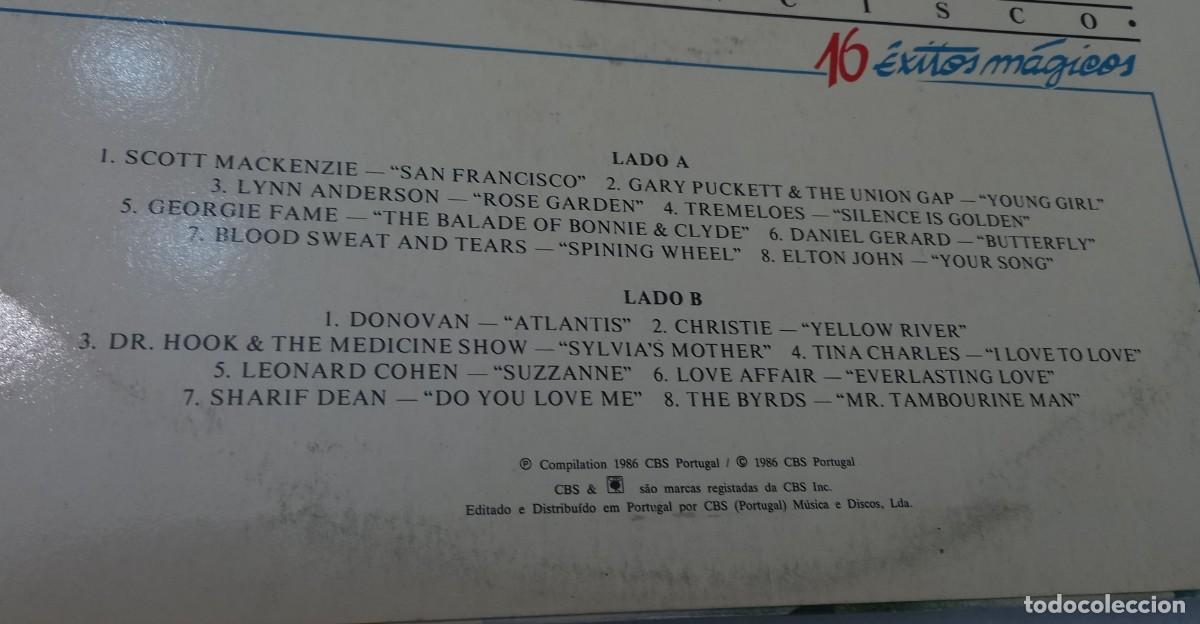 Discos de vinilo: Varios - San Francisco (16 &eacute;xitos m&aacute;gicos) LP Vinilo 1986 - Foto 3