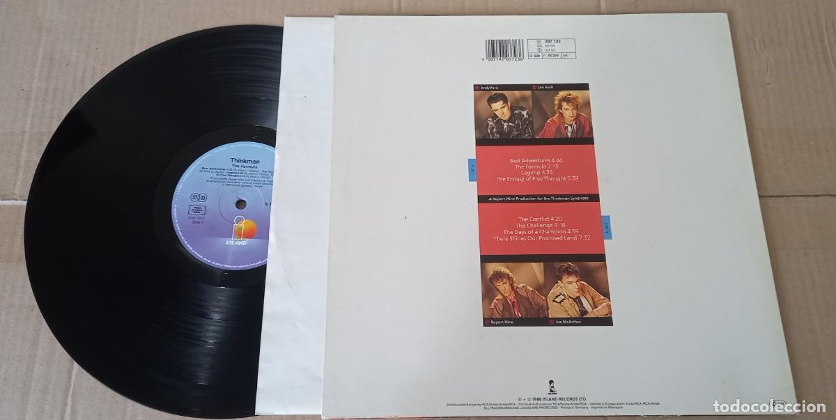 Discos de vinilo: Thinkman &lrm;&ndash; The Formula LP VINILO 1986 Electronica Pop - Foto 2