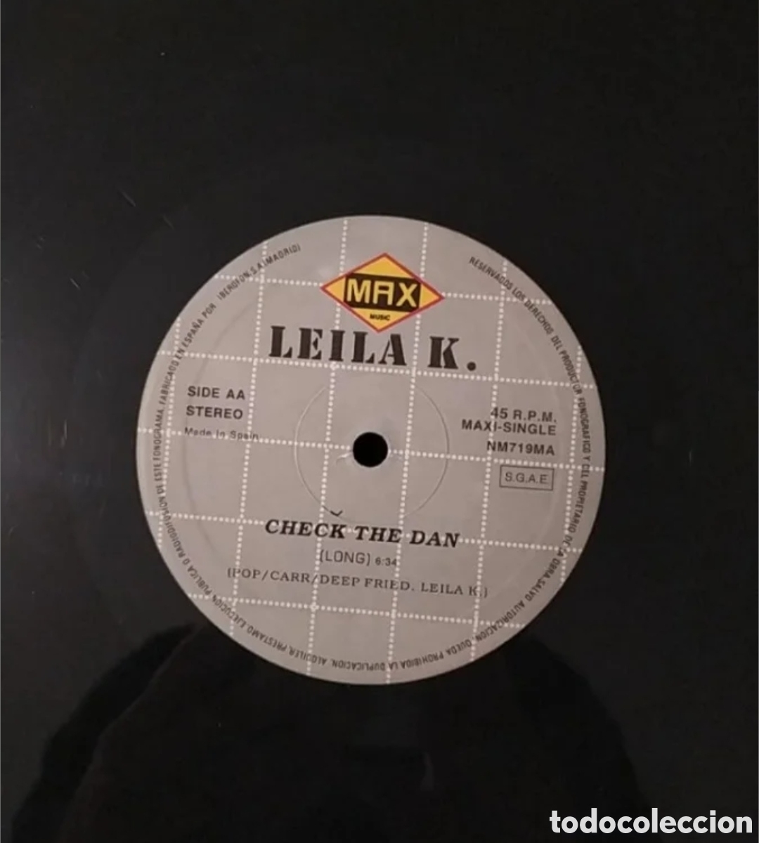 Discos de vinilo: Maxi single Leila K. &Ccedil;a plane pour moi - Foto 4