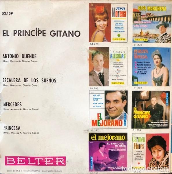 Discos de vinilo: El Pr&iacute;ncipe Gitano &ndash; Antonio Duende (Vinilo EP) - Foto 2