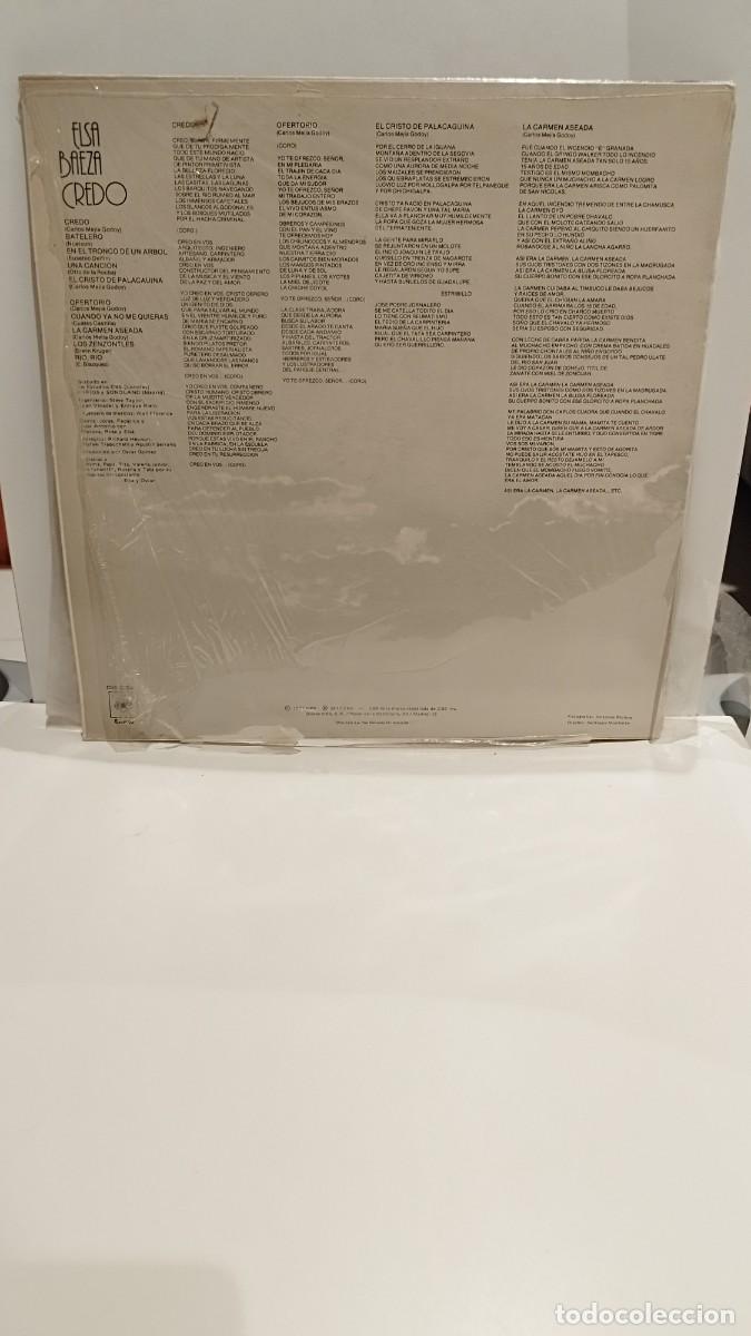 Discos de vinilo: Elsa Baeza &ndash; Credo.Vinilo Lp - Foto 7