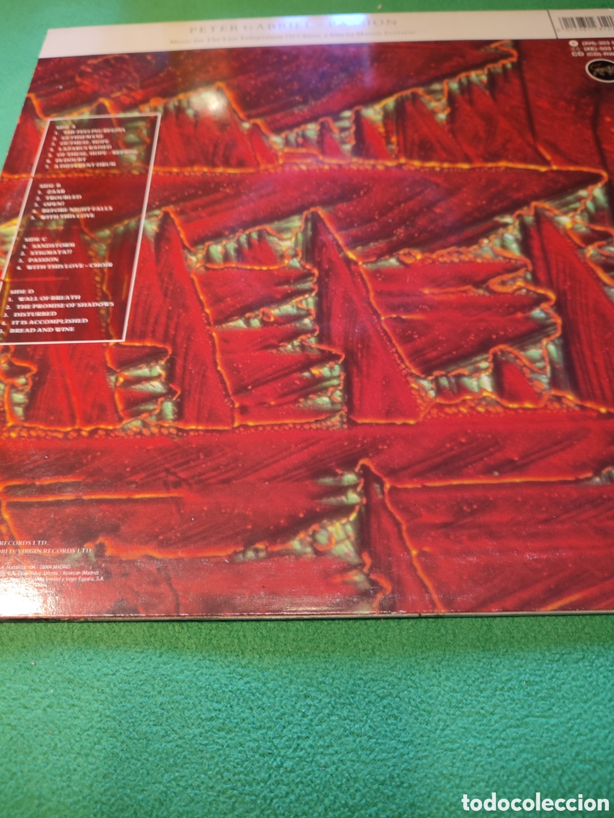 Discos de vinilo: Peter Gabriel - Passion 2 Lps - Foto 2