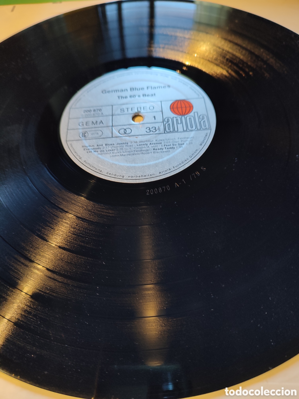 Discos de vinilo: German Blue Flames - Same - Foto 3