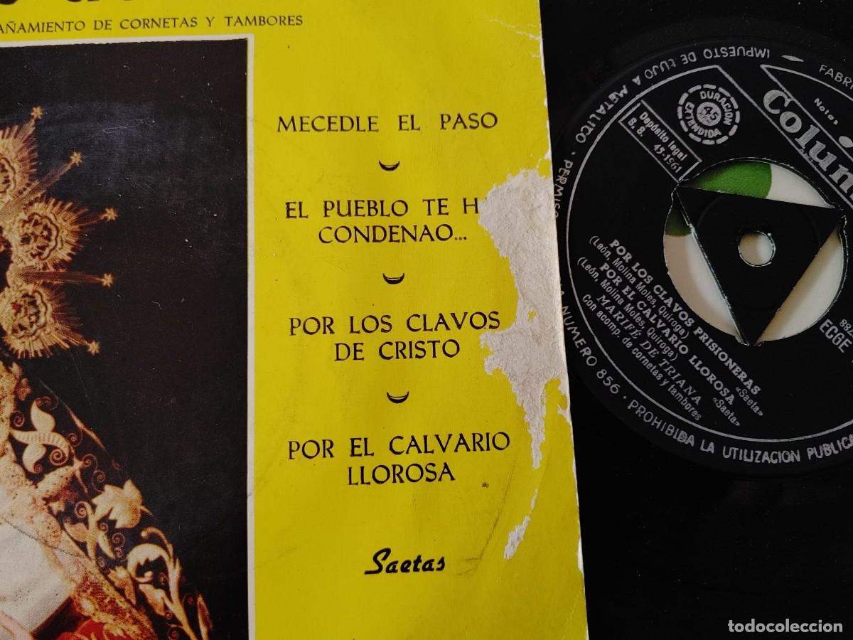 Discos de vinilo: MARIFE DE TRIANA-EP SAETAS - Foto 1
