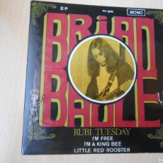 Discos de vinilo: BRIAN BAULE, EP, RUBI TUESDAY + 3, AÑO 1987, JUSTINE RECORDS C-034