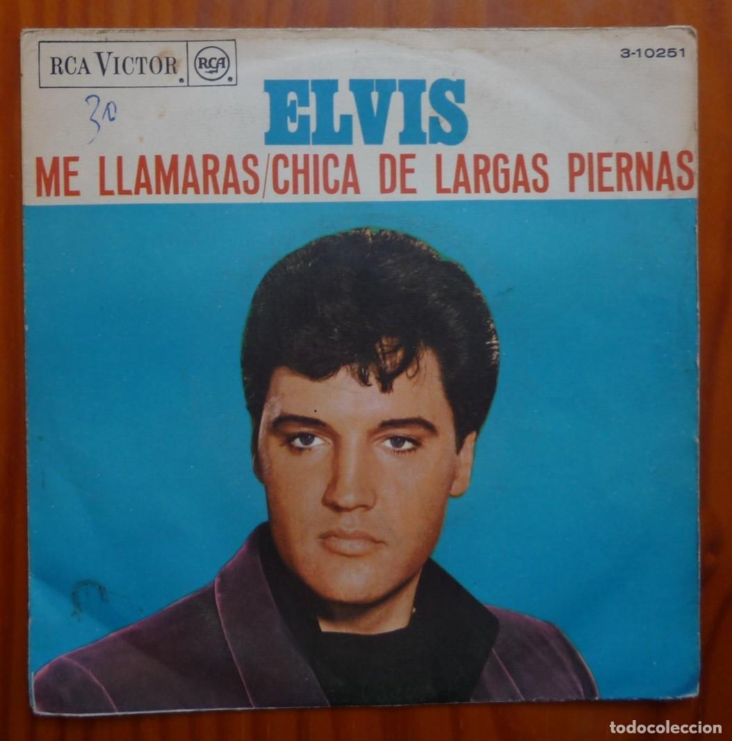 Discos de vinilo: ELVIS PRESLEY / ME LLAMARAS / 1967/ SINGLE - Foto 1
