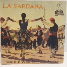 Discos de vinilo: LA SARDANA / 2 / PUEBLO ESPAÑOL / EP GATEFOLD-REGAL-1959 / MBC. ***/***