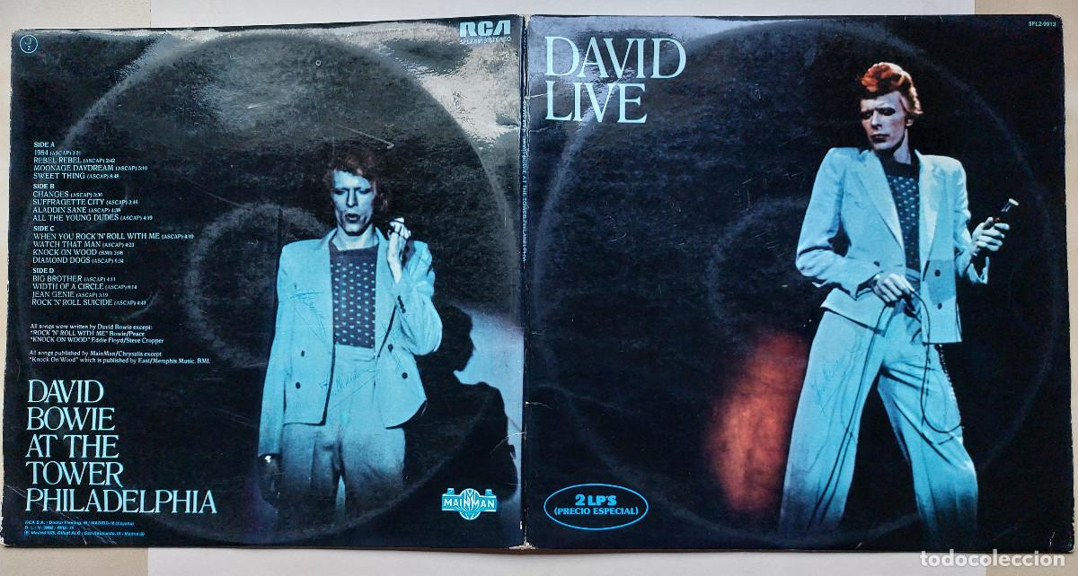 Discos de vinilo: DAVID BOWIE &rdquo;DAVID LIVE&rdquo; (13/75/1V) - Foto 1