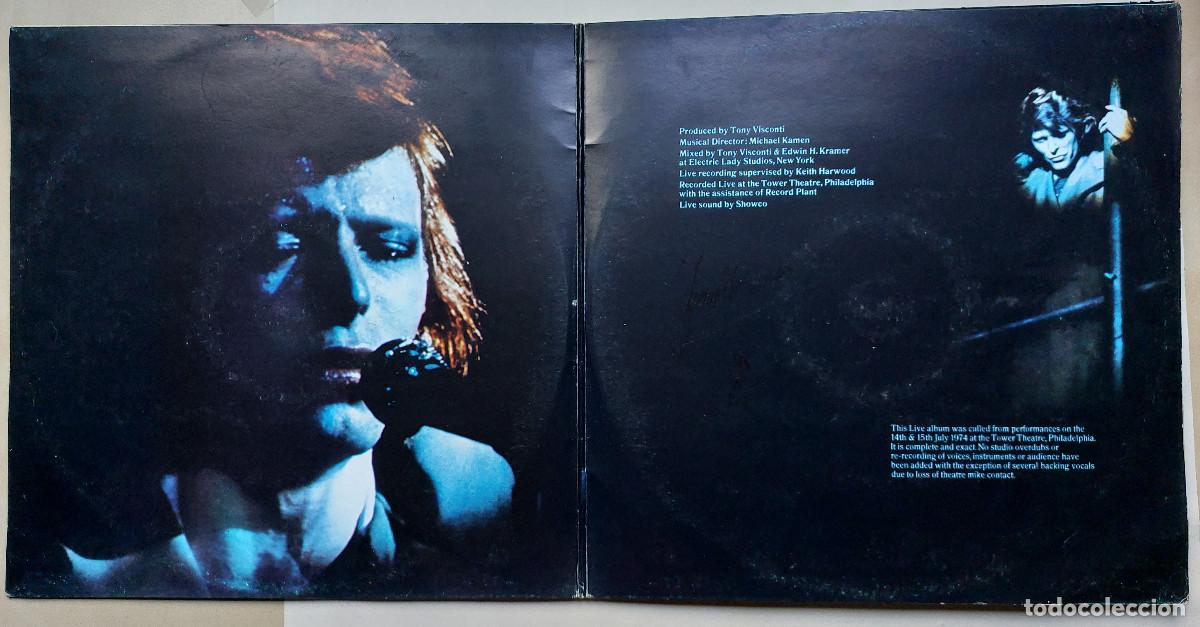 Discos de vinilo: DAVID BOWIE &rdquo;DAVID LIVE&rdquo; (13/75/1V) - Foto 2