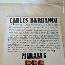 Discos de vinilo: CARLES BARRANCO - MIRALLS - PUPUT / ZAFIRO 1978