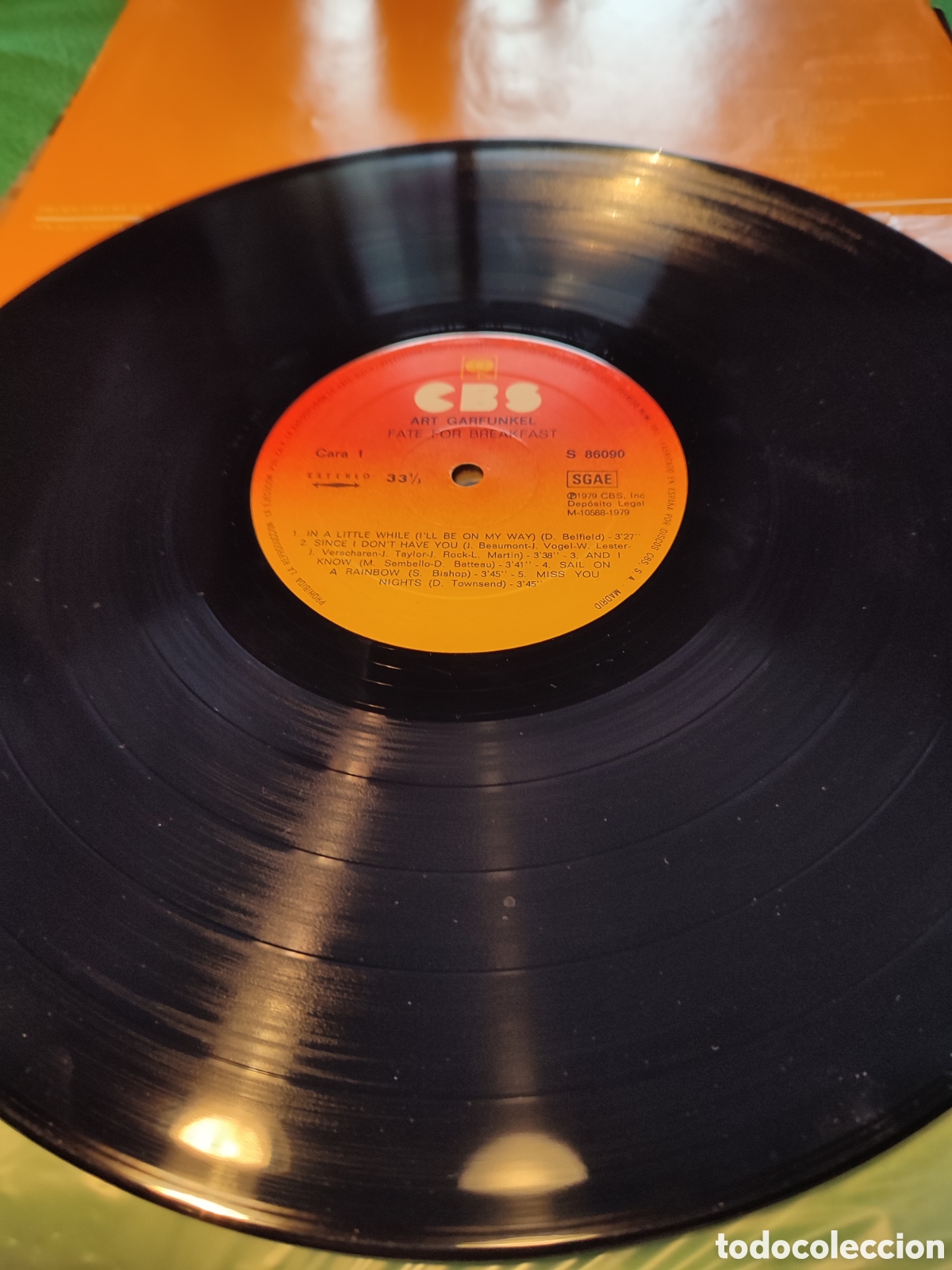 Discos de vinilo: Art Garfunkel - Fate for breakfast - Foto 3