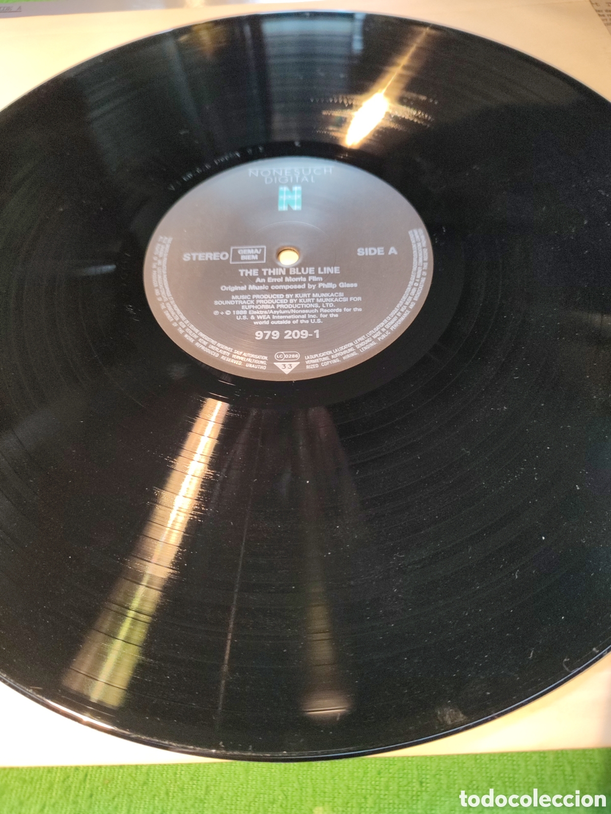 Discos de vinilo: Philip Glass - The Thin blue line - Foto 3