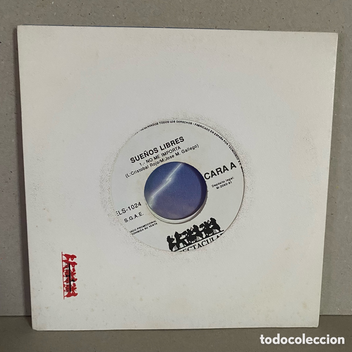 Discos de vinilo: Sue&ntilde;os Libres - No Me Importa (7&rdquo;, Single) - Foto 1