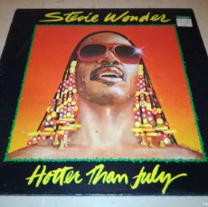 Discos de vinilo: STEVIE WONDER-HOTTER THAN JULY-CONTIENE ENCARTE MARTIN LUTHER KING-ORGINAL ESPAÑOL 1980