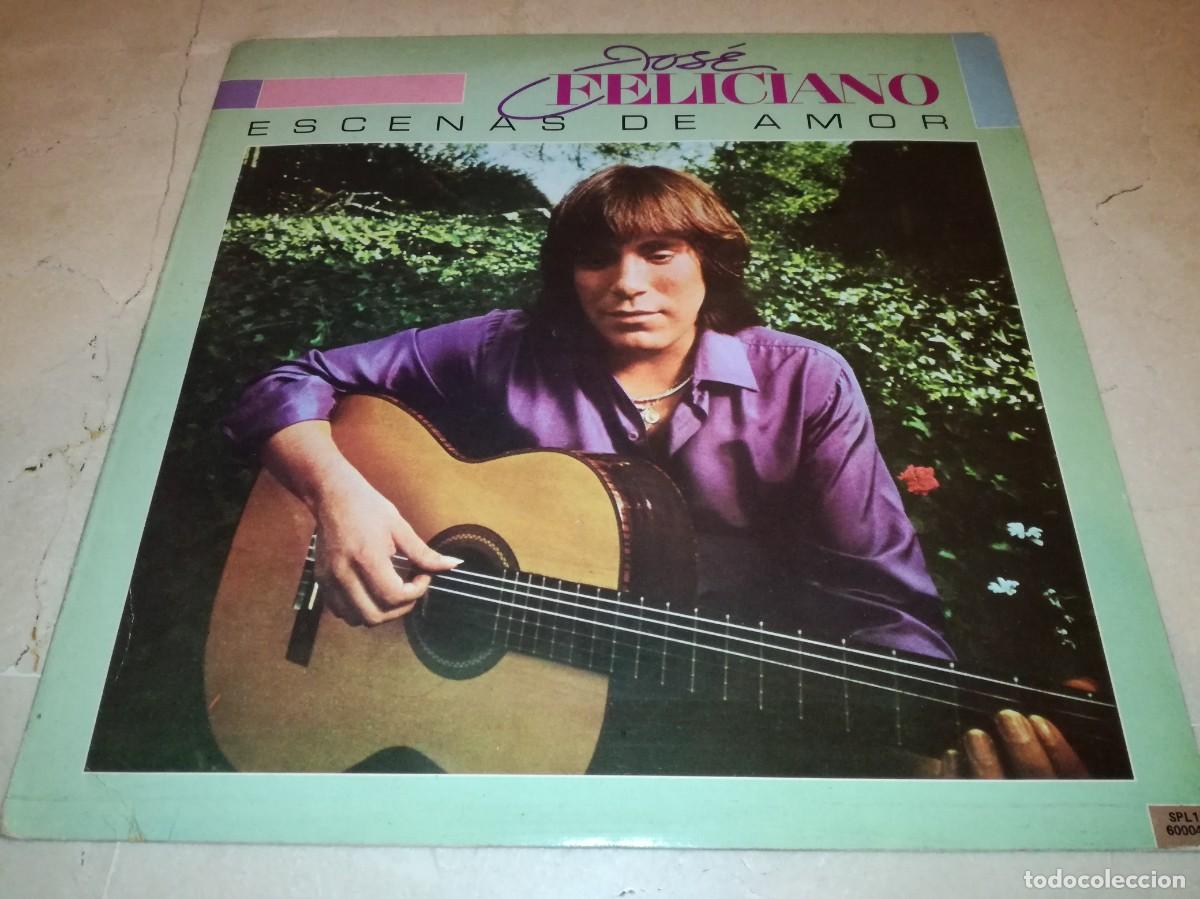 Vinyl records: JOS&Eacute; FELICIANO-ESCENAS DE AMOR-CONTIENE ENCARTE-ORIGINAL 1982-VINILO EN EXCELENTE ESTADO
