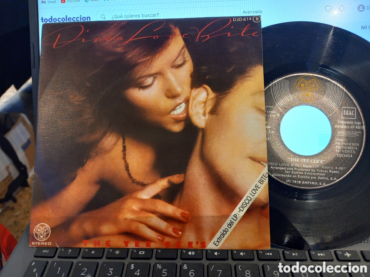 Dischi in vinile: The Tee Cee's &ndash; Disco Love Bite - Spanish PROMO single - C&Oacute;MO NUEVO!!!! MINT