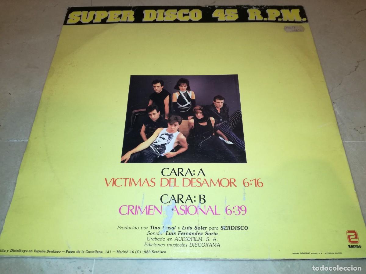 Discos de vinilo: VIDEO-VICTIMAS DEL DESAMOR-ORIGINAL 1983 - Foto 2