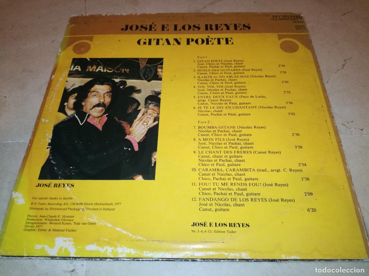 Discos de vinilo: JOS&Eacute; E LOS REYES-GITAN PO&Egrave;TE-ORIGINAL 1977-RARO - Foto 2