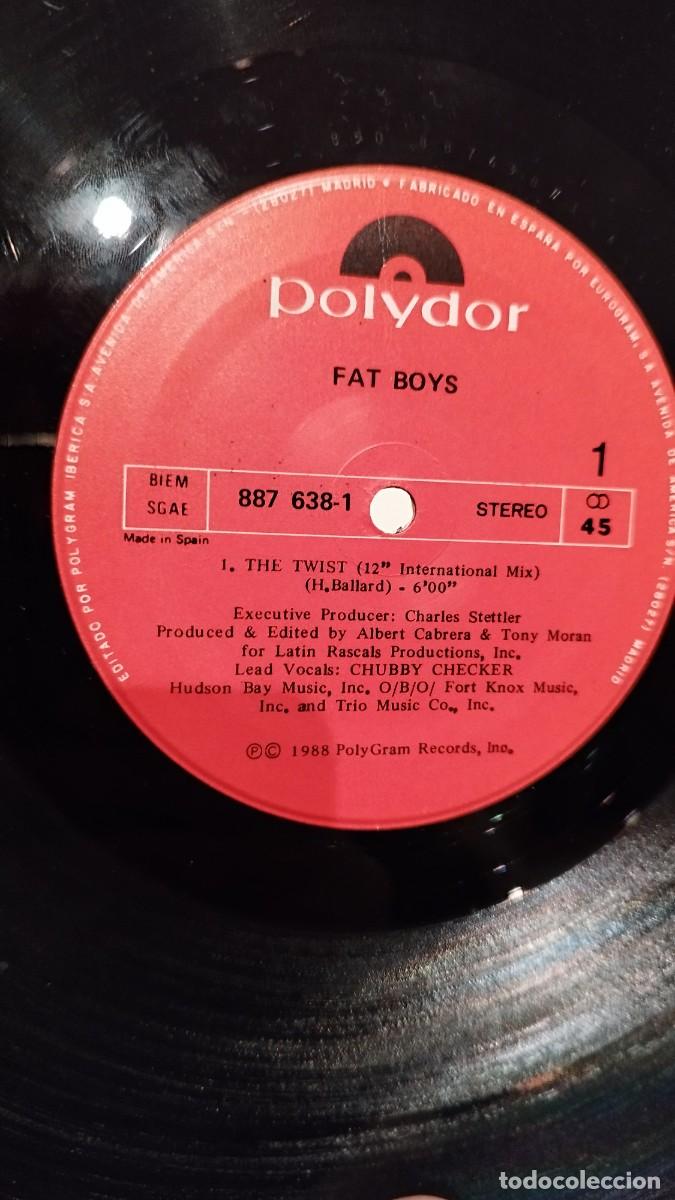 Discos de vinilo: Fat Boys &ndash; The Twist.Vinilo Maxi Single - Foto 2