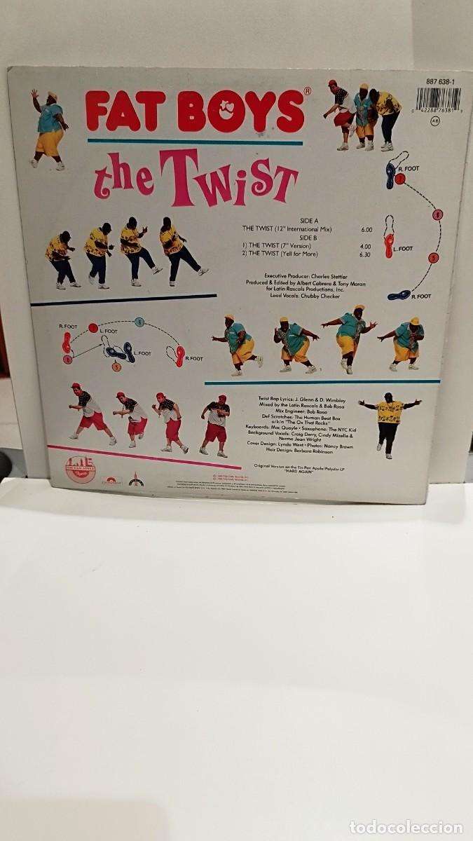 Discos de vinilo: Fat Boys &ndash; The Twist.Vinilo Maxi Single - Foto 3