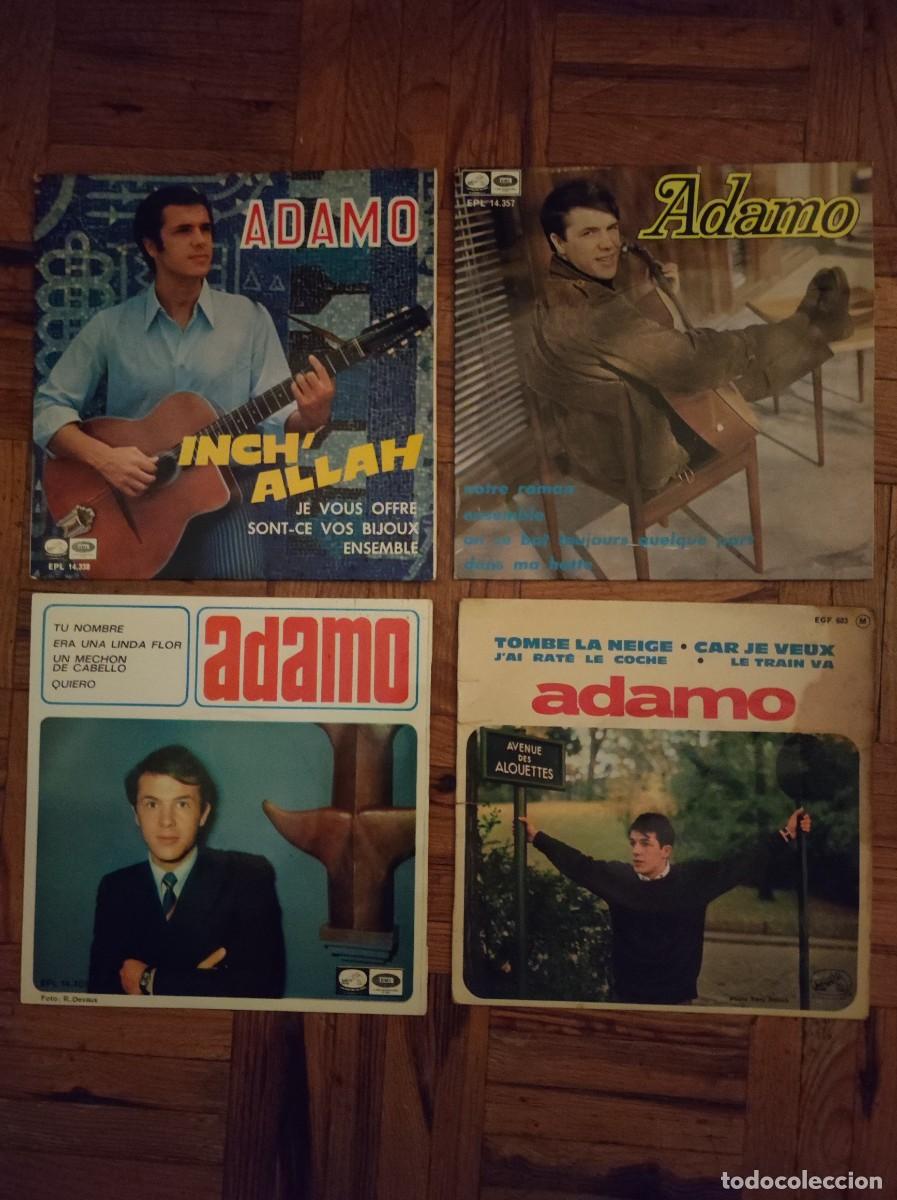 Discos de vinilo: Lote 15 singles eps Adamo - Foto 4