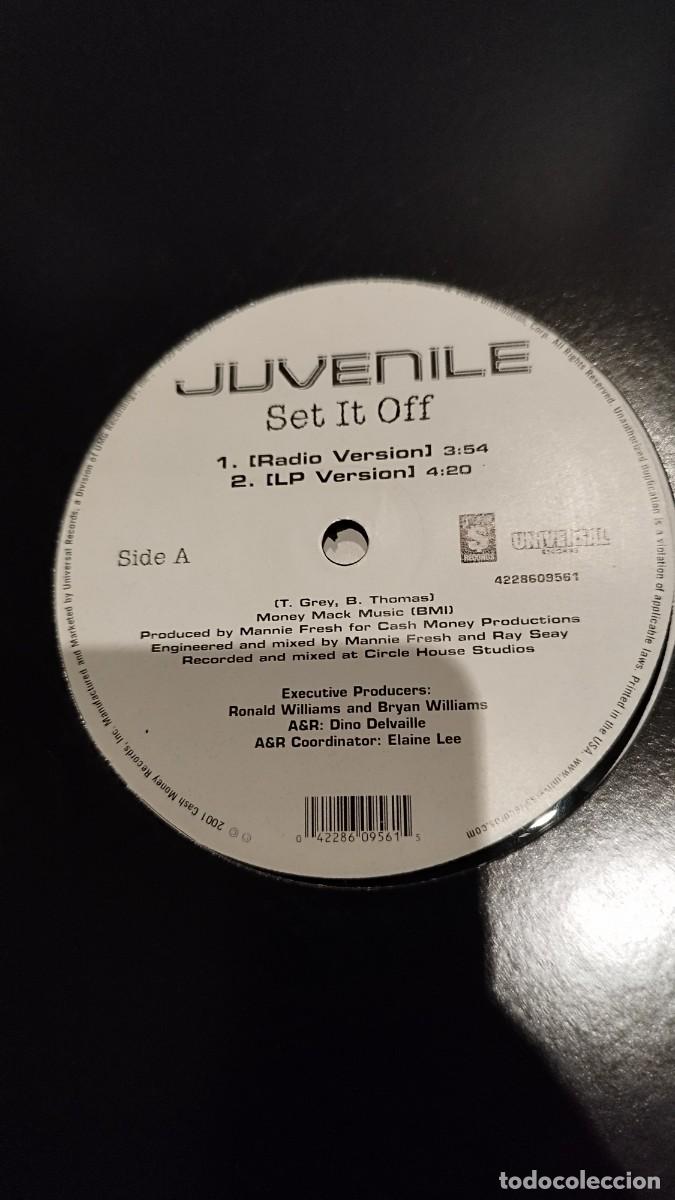 Discos de vinilo: Juvenile &ndash; Set It Off Vinilo Maxi - Foto 3
