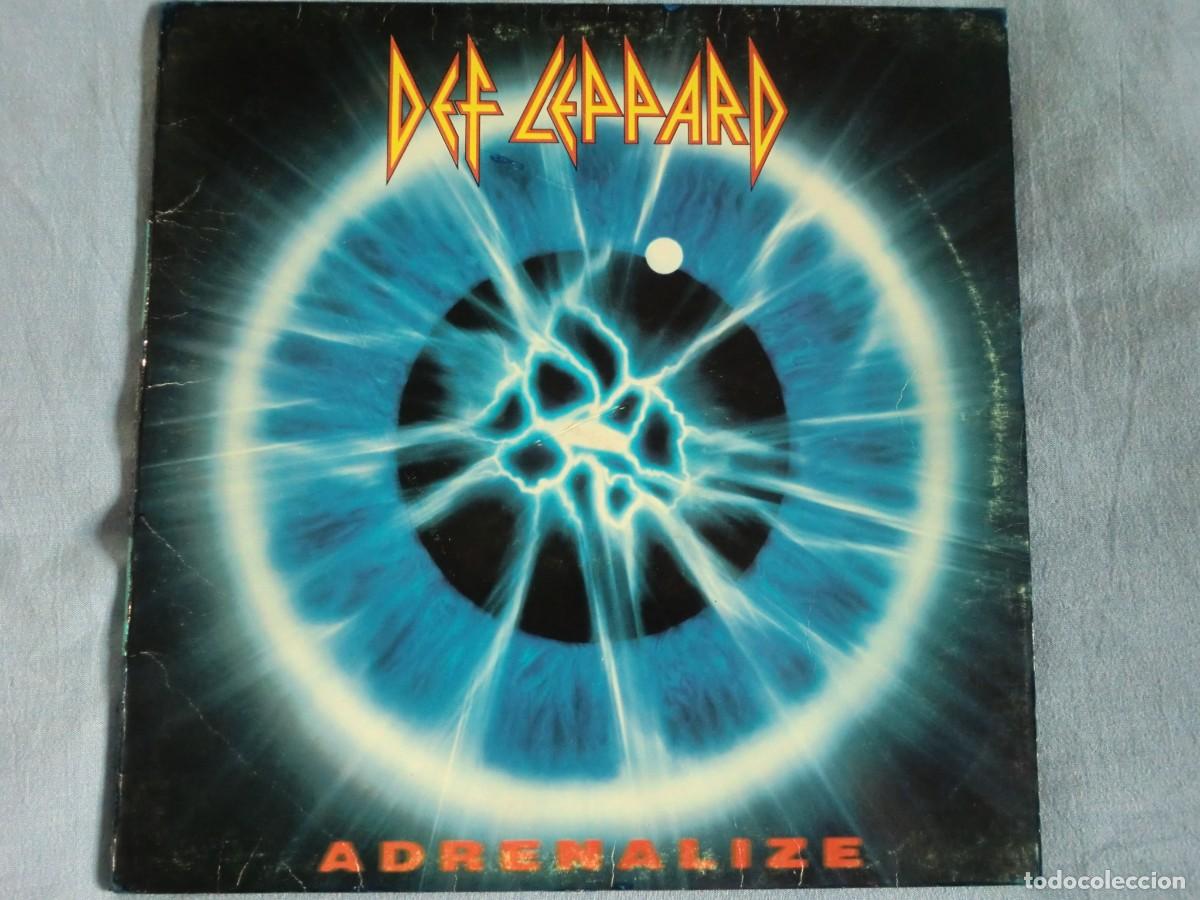 Discos de vinilo: LP DEF LEPPARD: ADRENALIZE (1992) Con insert. Espa&ntilde;a Phonogram. + CD regalo - Foto 1