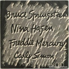 Discos de vinilo: BRUCE SPRINGSTEEN / FREDDIE MERCURY / NINA HAGEN / CARLY SIMON – PEPSI IS MUSIC PROMO