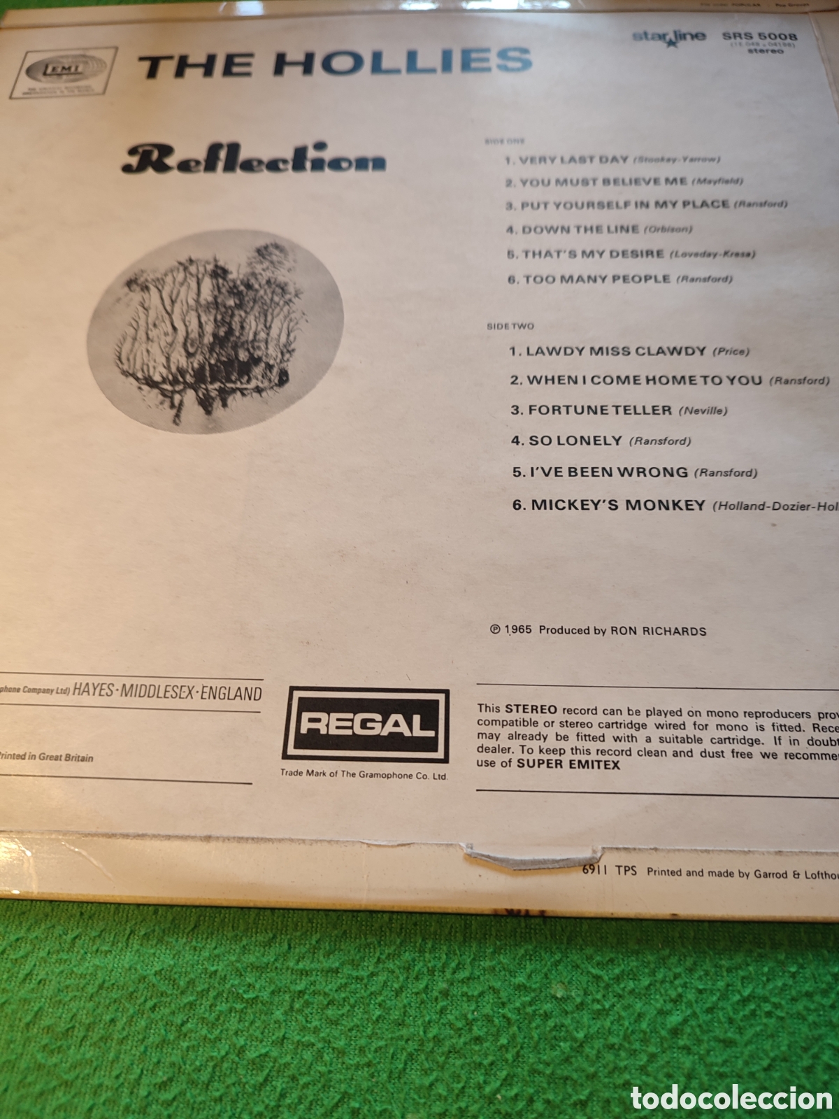 Discos de vinilo: The Hollies - Reflection - Foto 2
