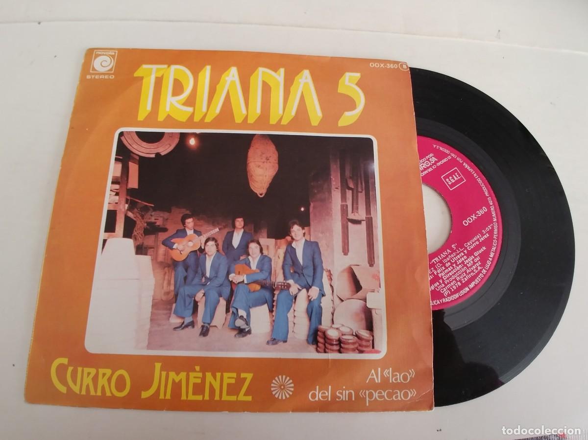 Discos de vinilo: TRIANA 5-SINGLE CURRO JIMENEZ - Foto 1